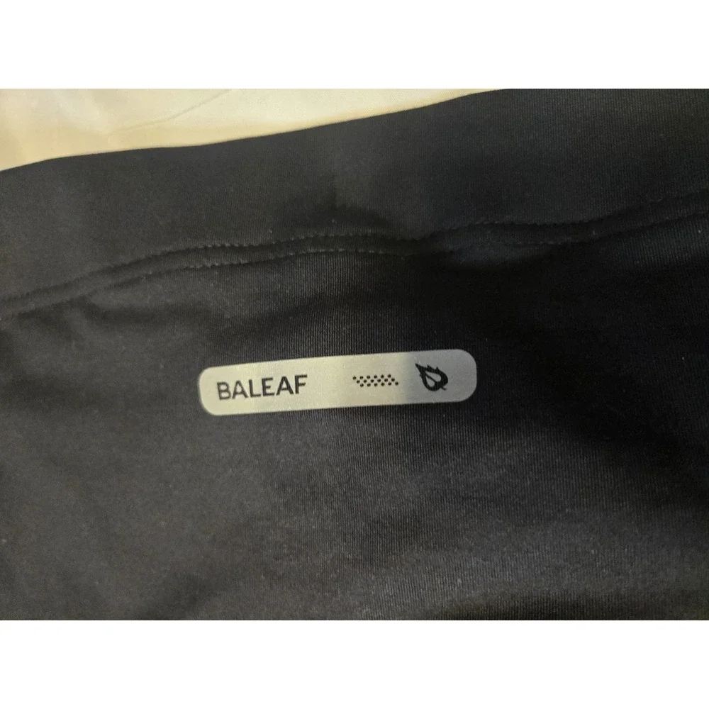 Baleaf‎ Padded Black Cycling Pants HighRise Performance Womens Med Water Resist